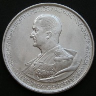 Węgry 5 pengo 1943 - admirał Miklos Horthy - stan 1/2