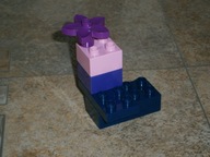 LEGO DUPLO KWIATEK 6510 RÓŻÓWE i NAVY BLUE KLOCKI