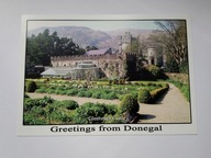Glenveagh Castle - Zamek Glenveagh w hrabstwie Donegal w Irlandii - poczt.