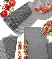6X MATA SIATKA NA GRILLA TEFLONOWA RUSZT DO PIECZENIA PIEKARNIKA MIĘSA RYB