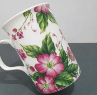 Angielski kubek porcelana kostna kwiaty Guildcrest Collection