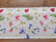 RUSTYKALNA ZASŁONA ZAZDROSTKA ŁĄCZKA MAKI CHABRY PAPROCIE 37x250 nr.16