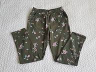 Cool Club spodnie dresowe zielone w kwiatki nowe roz 164