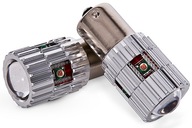 P21W LED BA15S ŻARÓWKA 5 CREE XPE CZERWONA MOCNA