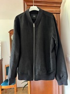 Kurtka męska L Carry czarna bomberka ze ściągaczem na podszewce na zamek