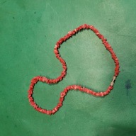 Damski naszyjnik z koralami Naturalnymi / Łosiosiowy/-41,0 cm