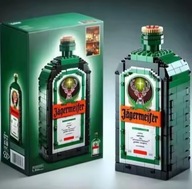 Klocki plastikowe Jagermeister 2025 klocki butelka likieru kreatywne klocki