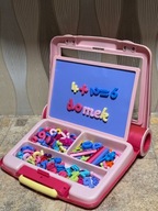 ELC MAGNETIC PLAY CENTRE BOX TABLICA WALIZKA MAGNETYCZNA LITERKI CYFERKI