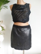 Promod spódnica cekinowa mini 38