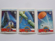 ZSRR - wspólny lot w Kosmos - Mi. 4704-06 kasowane