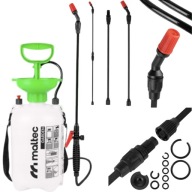 OPRYSKIWACZ CIŚNIENIOWY RĘCZNY OGRODOWY DOMOWY REGULOANY 5L DYSZA LANCA