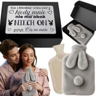 WALENTYNKI PREZENT DLA NIEJ NIEGO TERMOFOR URODZINY SERCE DZIEWCZYNY 2L