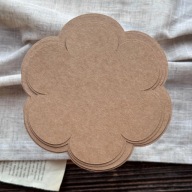 Baza kartki kwiatek + wzorniki - kwiaty urodziny dzień mamy handmade