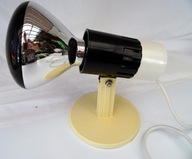 Lecznicza lampa grzewcza podczerwień z czarną oprawką ksl 4j ir dDR PRL