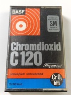 BASF CHROMDIOXID C120 KASETA MAGNETOFONOWA