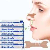 Paski na Nos|Plastry przeciw chrapaniu | Lepsze oddychanie w nocy | 50sztuk