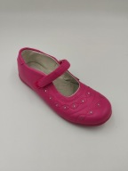 Różowe balerinki cyrkonie lekkie wygodne PRZECENA R. 34