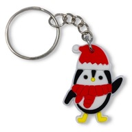 Świąteczny BRELOK Pingwin Zawieszka KLUCZY Bożonarodzeniowa PREZENT