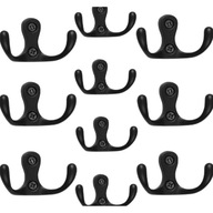 10 X HACZYK/WIESZAK ŚCIENNY NA UBRANIA KURTKI DO PRZEDPOKOJU MOCNY