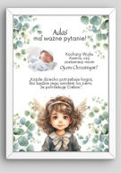 Czy zostaniesz moją Mamą Chrzestną/Ojcem Chrzestnym? | Plakat A4 |