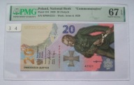 20 zł BITWA WARSZAWSKA nr. 0042321, PMG - 67