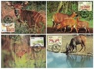 9-GH41- Ghana-WWF,1984, Antylopy Bongo