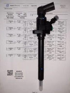 KOMPLET 4 WTRYSKIWACZY 2.0 HDI TDCI 9657144580 5WS40156 GWARANCJA WYDRUK