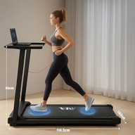 Bieżnia Elektryczna Składana z Poręczami | 12 Programów | Wyświetlacz LED