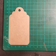 Tag duży kraft 10,5x5,7cm zestaw 50szt tagi gotowe