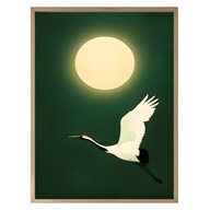 Plakat 50x70 ,poster ,Żuraw Japandi P10P-1580