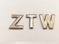 ZNACZEK EMBLEMAT LOGO NAPIS LITERY TYŁ NA KLAPĘ FORD FOCUS MK1 ZTW