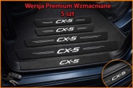 5 szt - Mazda CX-5 Naklejki ochronne na progi Bagażnik Dopasowane Premium