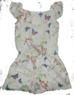 ZARA WZORZYSTY KOMBINEZON SPODNIUM BDB