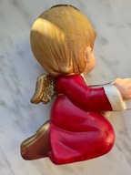 Aniołek świeca pamiątka PRL vintage lata 70-te kolekcja ozdoba dekoracja