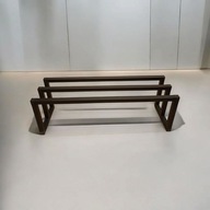 STOJAK NA BUTY OBUWIE 63x20 NOWOCZESNY PÓŁKA SOLIDNY LOFT INDUSTRIAL CZARNY