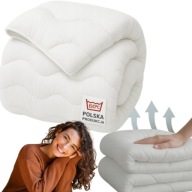 KOŁDRA CAŁOROCZNA LETNIA / ZIMOWA ANTYALERGICZNA POLSKA MIĘKKA 160X200