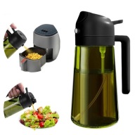 SPRYSKIWACZ SZKLANY DO OLIWY OLEJU OCTU DOZOWNIK W SPRAYU ROZPYLACZ 470 ML