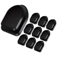 HACZYK SAMOPRZYLEPNY MOCNY WODOODPORNY WIESZAK CZARNY UCHWYT 10 SZT.