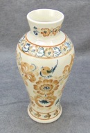 Fajans Włocławek - Wazon wzór 629/5 Ptaszki