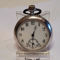 Stary zegarek . Kieszonkowy CYLINDRE--Srebro 800 pr.