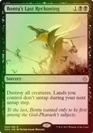 MTG Bontu's Last Reckoning FOIL HOU Rare