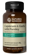 Nature's Sunshine <>Pieprz Cayenne, Papryka,Czosnek, Pietruszka