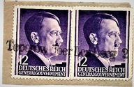 Znaczki G. G.12 gr Adolf Hitler - Unikalny Stempel "Toporiw uber Lemberg 2"