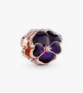 zawieszka fioletowy bratek gold rose nowość logo