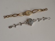 2 SZTUKI GLASHUTTE DAMSKIE