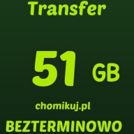 Transfer chomikuj 51 GB Bezterminowo