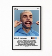 Plakat A4 z ramką MATA "MŁODY MATCZAK" 21x29,7cm