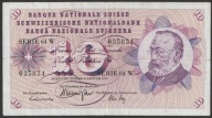 Szwajcaria 10 franków 1970 - G. Keller