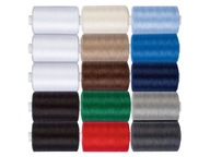 Nici do szycia maszynowego, ręcznego poliestrowe wielokolorowy 12 szt.