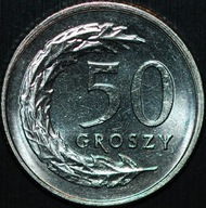 50 groszy 1990 - menniczy egzemplarz